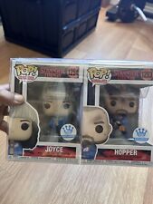 Funko Pop Stranger Things HOPPER and JOYCE (1253, 1254) Funko Shop Exclusive picture