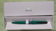 ROLEX Rolex Ballpoint pen Novelty not for sale near unused Green w/Outer Box picture
