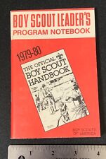 Vintage 1979-80 BOY SCOUTS OF AMERICA Program NOTEBOOK BSA Handbook Scouting picture