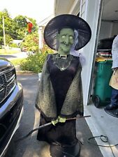 Spirit halloween animatronic Gemmy cauldron Witch picture