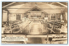 Ethete Wyoming WY RPPC Photo Postcard The Mission Chapel St. Michaels c1910 picture