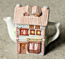 The Butcher Shop House Mini Teapot Creamer Ceramic Leanardo Cottagecore picture