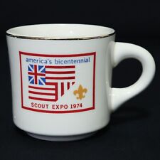 Boy Scouts VTG BSA Ceramic Mug America's Bicentennial Scout Expo 1974 Cup RARE picture