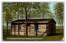 President Roosevelt’s Cabin, Capitol Grounds Bismarck North Dakota ND Postcard picture
