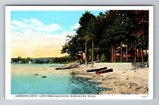 Manchester ME-Maine, Hammonds Grove, Lake Cobbosseecontee, Vintage Postcard picture