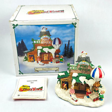 Christmas Santa's Town at the North Pole Post Office Building Village 1995 VTG picture