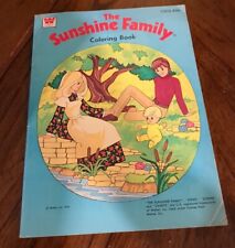 Vintage The Sunshine Family Coloring Book, Vintage 1975, Not Colored In, NOS picture