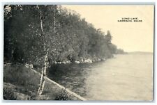 c1930's View Of Long Lake Harrison Maine ME Unposted Vintage Postcard picture