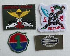 FOUR 1970's - 1980's SOUTH KOREAN PATCH LOT (320) picture