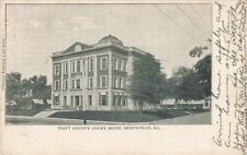 Piatt County Court House Monticello Illinois IL 1909 Postcard picture