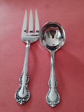 2pc Towle WESTCHESTER 18/8 Stainless Serving Fork & Gravy Ladle Germany FreeShip picture