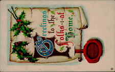 Postcard: Christmas Greeting circa 1919 picture