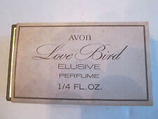 VINTAGE AVON LOVE BIRD ELUSIVE PERFUME - 1/4 OZ - NOS  - TUB BB-3A  picture