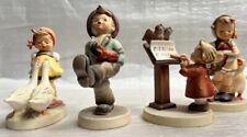 Rare GOEBEL W Germany Fine Porcelain Set of 4 , M.J HUMMEL Series Figurine 5