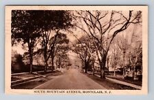 Montclair NJ-New Jersey, South Mountain Avenue Antique Vintage c1923 Postcard picture