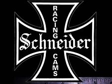 SCHNEIDER Racing Cams - Original Vintage 70's 80's Racing Decal/Sticker - 5 inch picture