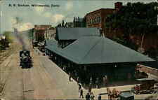 Willamantic Connecticut CT Railroad Train Station Depot c1910 Vintage Postcard picture