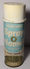 1962 1960s Rare Old Vintage Spray O Namel SKY BLUE Paper Label Spray Paint Can picture
