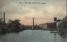 Baldwinville MA View of the Mills c1910 Postcard picture