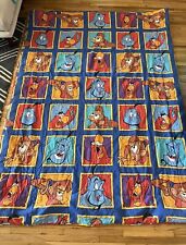 Vintage Disney Aladdin Twin 90s Comforter Reversible Blanket Genie 62