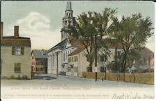 BA-480 School Street, Old South Church, Newburyport, MA, 1901-07 undiv Postcard  picture