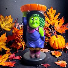 Mr Christmas Halloween Trick or Treat Witch Candy Bowl Holder Tray Display picture