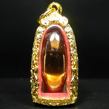  Beautiful Orange NAGA EYE GEM 100% REAL HIGH POWER Buddha Amulet picture