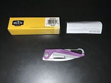 2015 Buck 818 Apex 0818PPS-B PurplePocket Knife New In Box picture