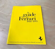 A Guide to Ferrari 1960-1995 Ferrari UK 35th Anniversary Near Mint picture