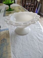 Vintage Milk Glass Compote picture