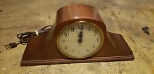 Antique Herschede Electric Mantle Clock Westminster Chime WORKS GOOD picture