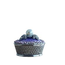 Austrian Trinket Purple box by Keren Kopal Austrian Crystal Pearl picture