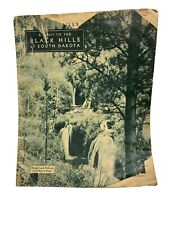 Vintage 20s 30s Black Hills SD Mount Rushmore Map Travel Booklet Brochure picture