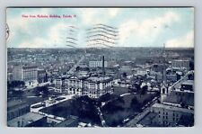 Toledo OH-Ohio, Birds Eye View of Toledo, Antique Vintage c1908 Postcard picture