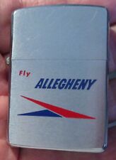 Vintage 1968 Zippo Lighter - ALLEGHENY AIRLINES picture