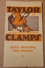 James L. Taylor Clamps Manufacturing Co., Poughkeepsie, NY Vintage Catalog 22pgs picture