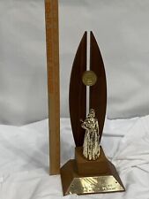 1975 Vintage Miss America Winter Haven Florida Wooden Base Pageant Trophy picture