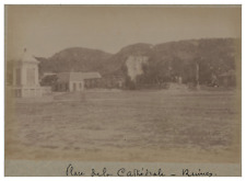 Haiti, Port-au-Prince, view of ruins on Cathedral Square, vintage prince picture