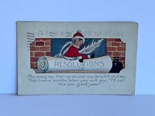 Postcard Happy New Year Greetings c1924 A26 picture