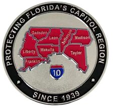 First Edition Florida Highway Patrol Troop H Challenge Coin State Trooper FHP FL picture