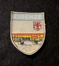 FIRENZE (FLORENCE) Souvenir Patch ITALY Crest Travel FADED picture
