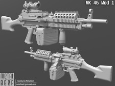 MK-46  Mod 1 machine gun custom print weapon for action figures picture