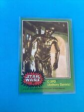 Vintage Star Wars 1977 Corrected C-3PO Card No.207 picture