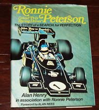 RONNIE PETERSON GRAND PRIX RACING DRIVER * Signed by RONNIE PETERSON - 1st w DJ picture