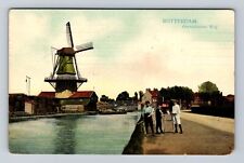 Rotterdam-Netherlands, Overschiesche Weg, Residential Area, Vintage Postcard picture