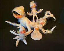 Vintage Lot Of 5 Annalee Frosty Pixie Elves Large 22