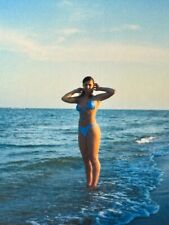 2000s Young Lady Woman Bikini Beautiful Slender Figure Thin Waist Vintage Photo picture