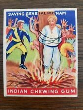 1947 Goudey Indian Chewing Gum #80 Saving General Putnam NM picture