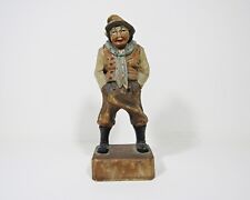 Hand-Carved Wooden Figure of Old European Man Figurine - Possibly ANRI or German picture