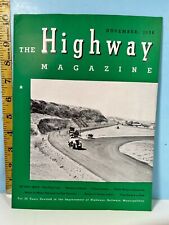 1936 Nov. The Highway Magazine - Highways, Railways & Bridges & Infrastructure picture